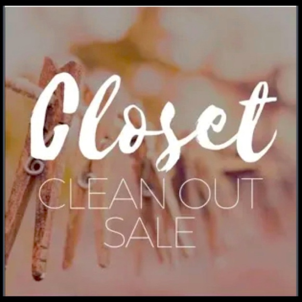CLOSET CLEAN OUT!!!